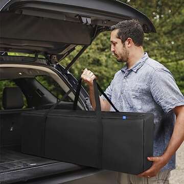 COOLBEBE 42" Sports Duffle Bag - 150L Extra Large Travel Duffel Luggage Bag with Upgrade Zipper, Stu...