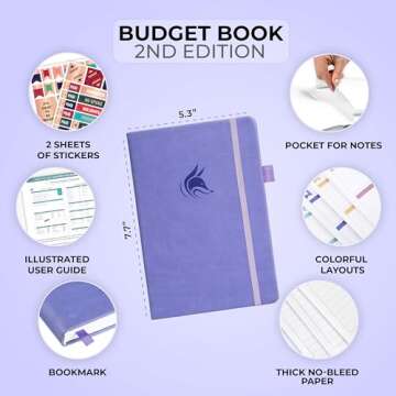 Clever Fox Budget Book 2.0 – Simple Budgeting Planner for Beginners – Financial Notebook with Mo...