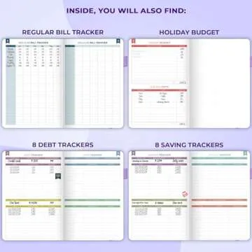 Clever Fox Budget Book 2.0 – Simple Budgeting Planner for Beginners – Financial Notebook with Money Spending, Debt & Bill Tracker (Lavender)