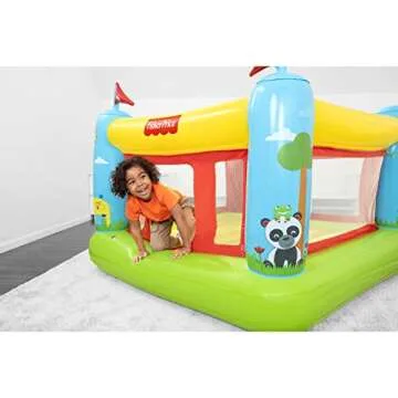 Exciting Fisher-Price Bouncetastic Inflatable Bouncer for Kids