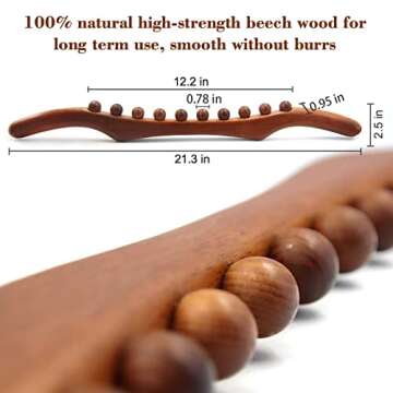 Wood Therapy Massage Tools for Pain Relief and Body Shaping
