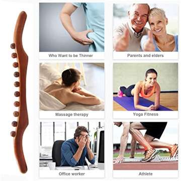Wood Therapy Massage Tools for Pain Relief and Body Shaping