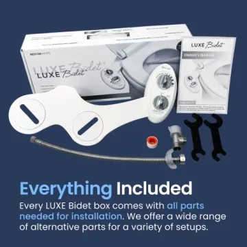 LUXE Bidet NEO 120 - Non-Electric Fresh Water Toilet Attachment
