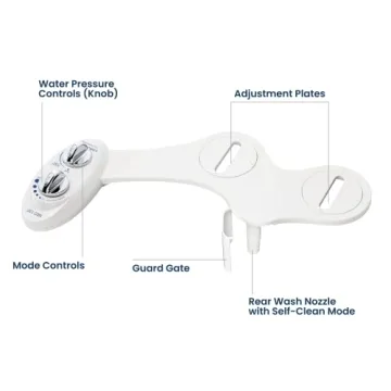 LUXE Bidet NEO 120 - Non-Electric Fresh Water Toilet Attachment