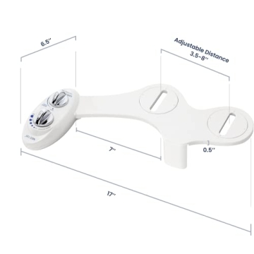 LUXE Bidet NEO 120 - Non-Electric Fresh Water Toilet Attachment