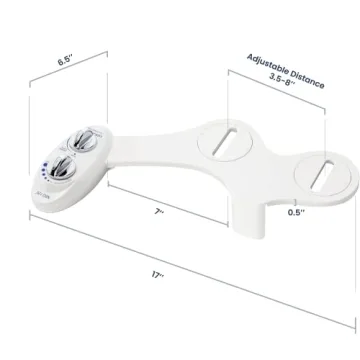 LUXE Bidet NEO 120 - Non-Electric Fresh Water Toilet Attachment