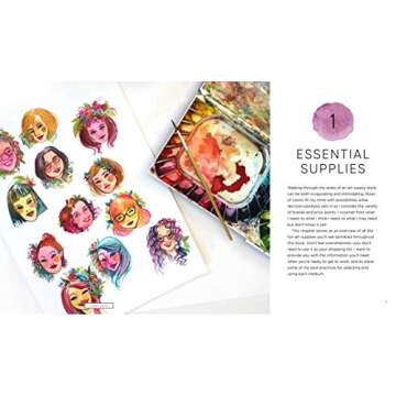 Drawing and Painting Expressive Little Faces: Step-by-Step Techniques for Creating People and Portraits with Personality--Explore Watercolors, Inks, Markers, and More