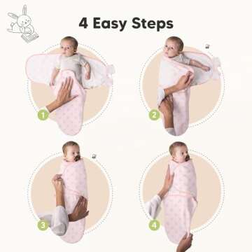 Organic Baby Swaddle Sacks - Safe, Soft & Snug for Newborns
