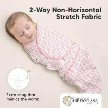 Organic Baby Swaddle Sacks - Safe, Soft & Snug for Newborns