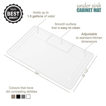 Buy Original Silicone Under Sink Mat - Easy to Clean & Trim