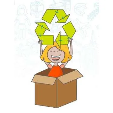 Atwood Toys 480 pcs Box Lox Creative Cardboard Kit