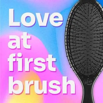 Wet Brush Original Detangler Hair Brush - Pink Glitter Waves