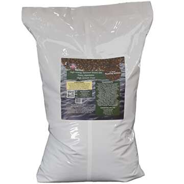 Natural Waterscapes Game Fish Food Variety | Pond and Lake Fish Food Pellets | 22 lb Bag | Feed to B...