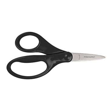 Fiskars 5" Pointed-Tip Scissors for Kids 4+ - Scissors for School or Crafting - Back to School Suppl...