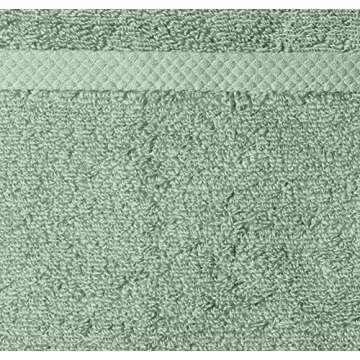 Eco-Friendly Quick-Dry Hand Towels - 8-Pack Cotton Set