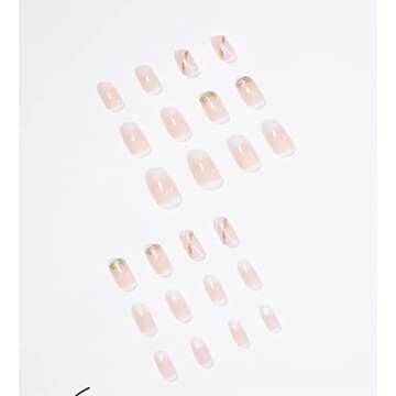 Vemalo Press on Nails Stylish Long Acrylic Nail Set for Women