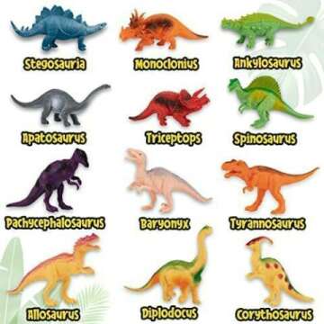 PREXTEX Dinosaur Toy Set for Learning & Fun