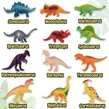 PREXTEX Dinosaur Toy Set for Learning & Fun