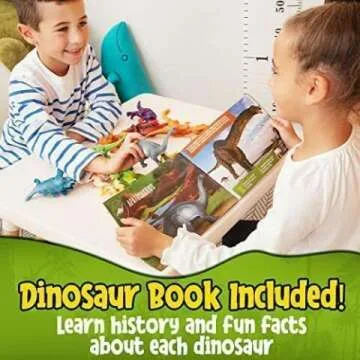 PREXTEX Dinosaur Toy Set for Learning & Fun