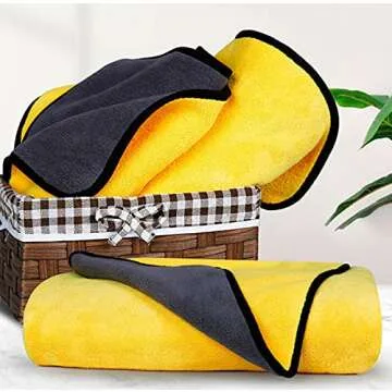 Kwispel Dog Towel for Large Dogs Super Absorbent Microfiber