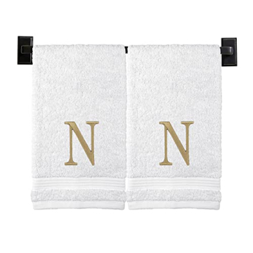 Monogrammed Hand Towels - Luxurious Turkish Cotton - Custom Embroidery Options