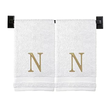 Monogrammed Hand Towels - Luxurious Turkish Cotton - Custom Embroidery Options