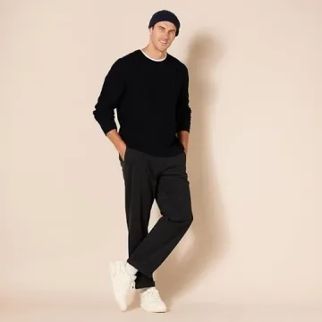 Amazon Essentials Stylish Cotton Fisherman Crew Sweater