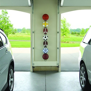 Knape & Vogt 7-Ball Sports Rack for Garage Storage