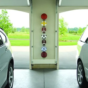 Knape & Vogt 7-Ball Sports Rack for Garage Storage