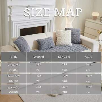 Tiwwie Couch Cover for Dogs Washable Non-Slip Pet Protector