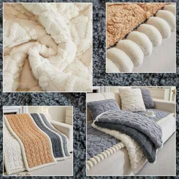 Tiwwie Couch Cover for Dogs Washable Non-Slip Pet Protector