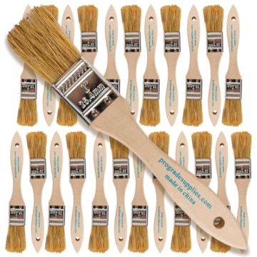 Pro Grade Chip Paint Brushes - 24 Pack for Every Craft