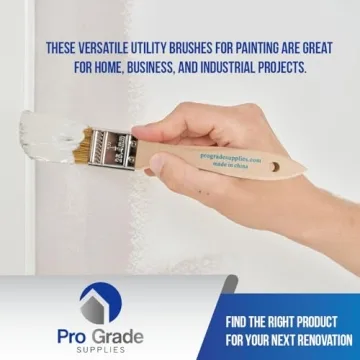 Pro Grade Chip Paint Brushes - 24 Pack for Every Craft