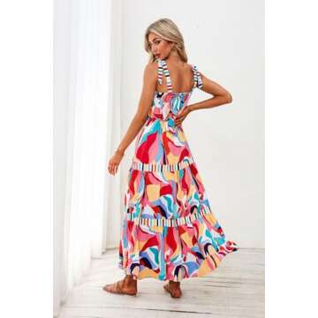Shop AlvaQ Women’s Floral Maxi Dress for Summer Style
