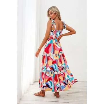 Shop AlvaQ Women’s Floral Maxi Dress for Summer Style