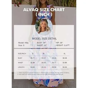 Shop AlvaQ Women’s Floral Maxi Dress for Summer Style
