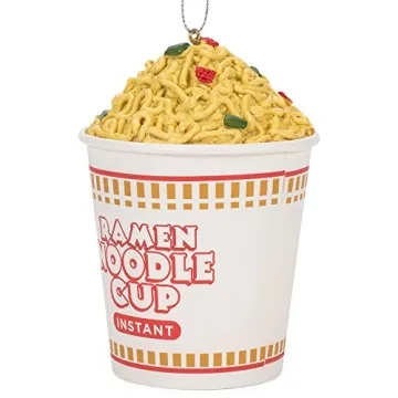 Charming Ramen Noodle Cup Ornament for Holiday Cheer