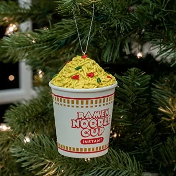 Charming Ramen Noodle Cup Ornament for Holiday Cheer
