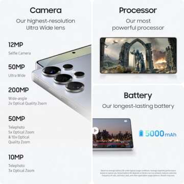 Unlock the Power of the SAMSUNG Galaxy S25 Ultra, 256GB AI Smartphone