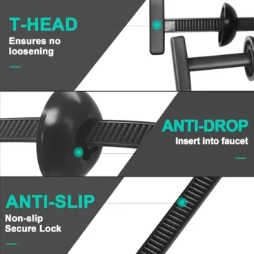 Durable Nylon Cable Tie Buckle Set of 150 - Ideal for Fixes