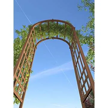 Sierra 39"W x 81"H Composite Vinyl Arbor