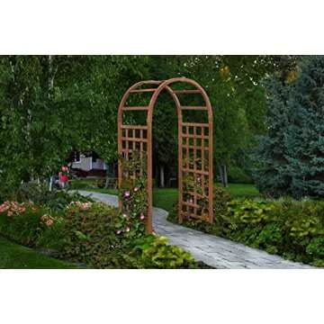 Sierra 39"W x 81"H Composite Vinyl Arbor
