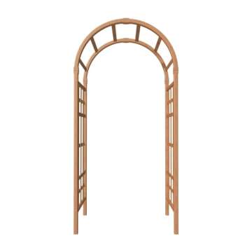 Sierra 39"W x 81"H Composite Vinyl Arbor