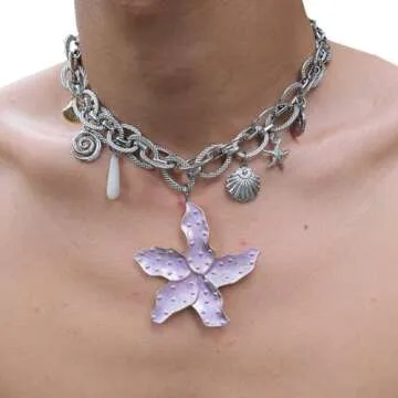 Y2k Jewelry Chunky Necklaces for Women, Grunge Jewelry Y2k Accessories Coquette Cutecore Decor Punk Hippie Jewelry Emo Necklaces (Colorful)