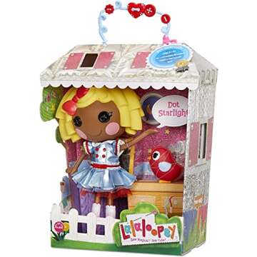 Lalaloopsy Doll- Dot Starlight & Pet Bird, 13" STEM-Inspired Astronaut Doll with Shiny Blue Outfit &...