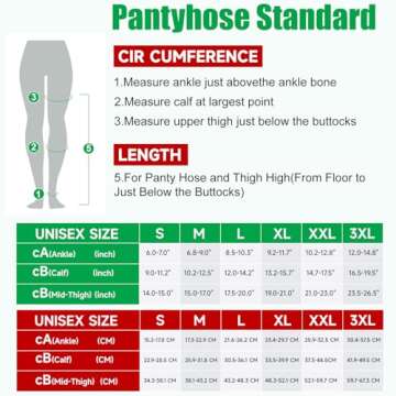 MGANG Compression Maternity Pantyhose - Opaque Pregnancy Tights, Open Toe, 20-30 mmHg Moderate Support for Swelling, Varicose Veins, Waist High Compression Stockings for Women Circulation, Beige S