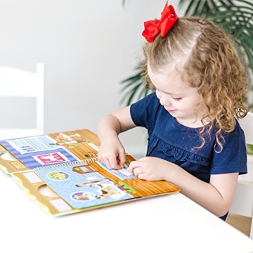 Melissa & Doug Reusable Puffy Sticker Activity Books for Kids
