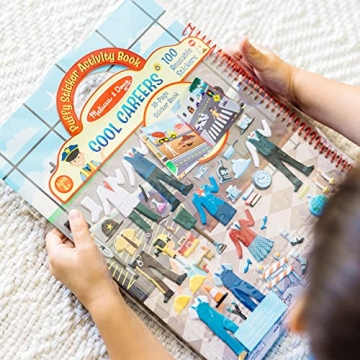 Melissa & Doug Reusable Puffy Sticker Activity Books for Kids