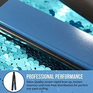 HAI Convertible Ceramic Hair Straightener with 5 Temp Levels