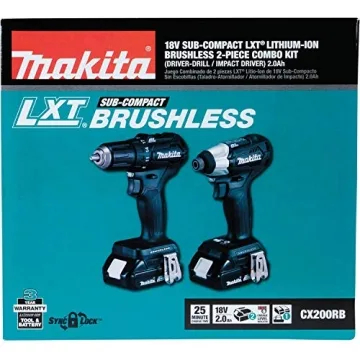 Compact Makita 18V LXT Cordless Tool Combo Kit